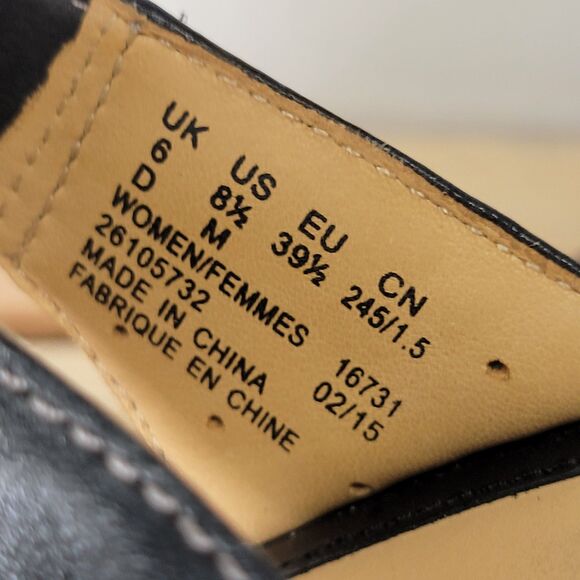 Clarks Artisan Unstructured Low-Heel Sandals Black - Size 8.5 - Picture 6 of 6